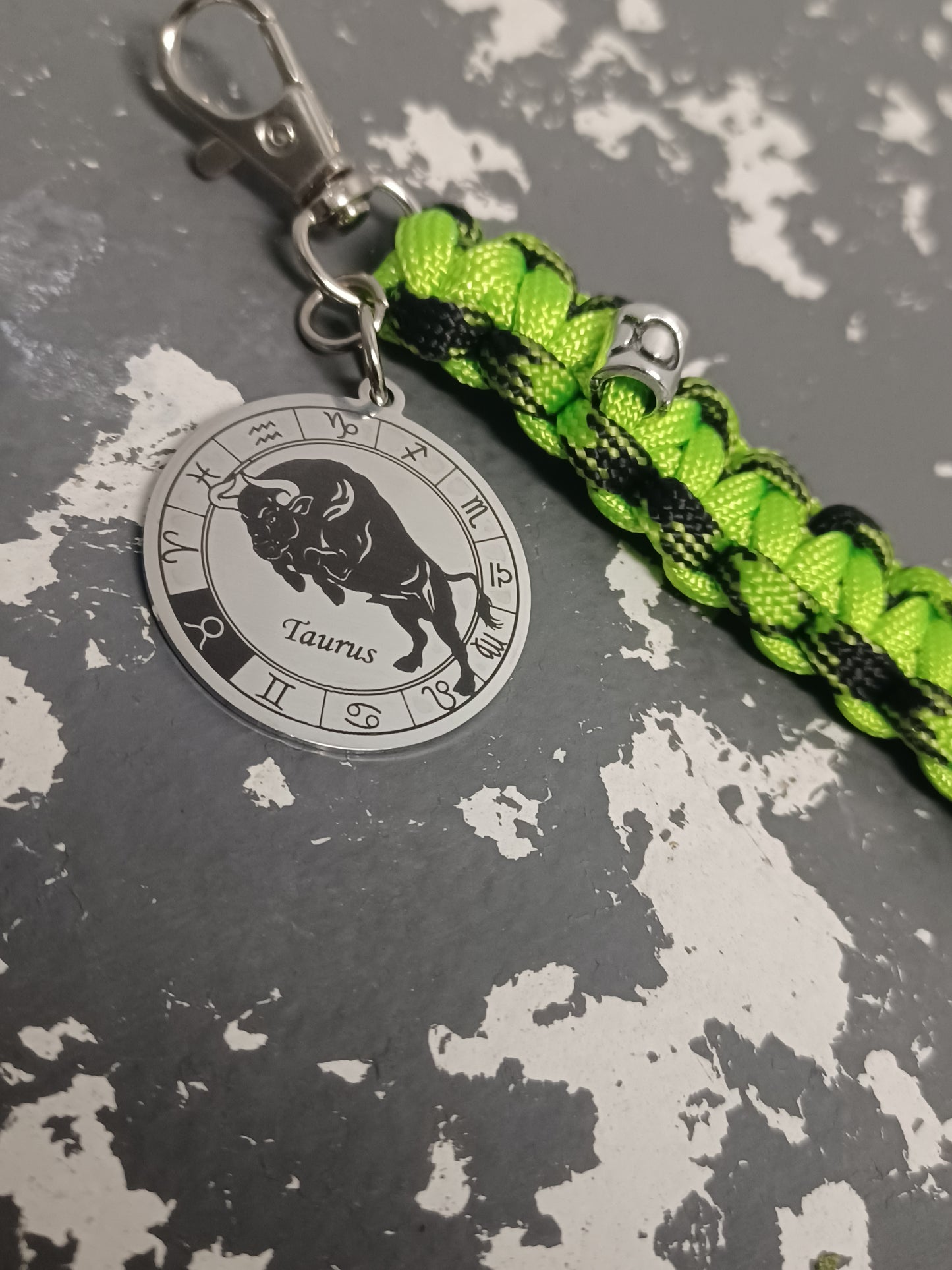 Neon Cobra Taurus Keychain