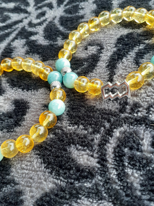 Blitrine Aquarius Stretch Bracelet Set