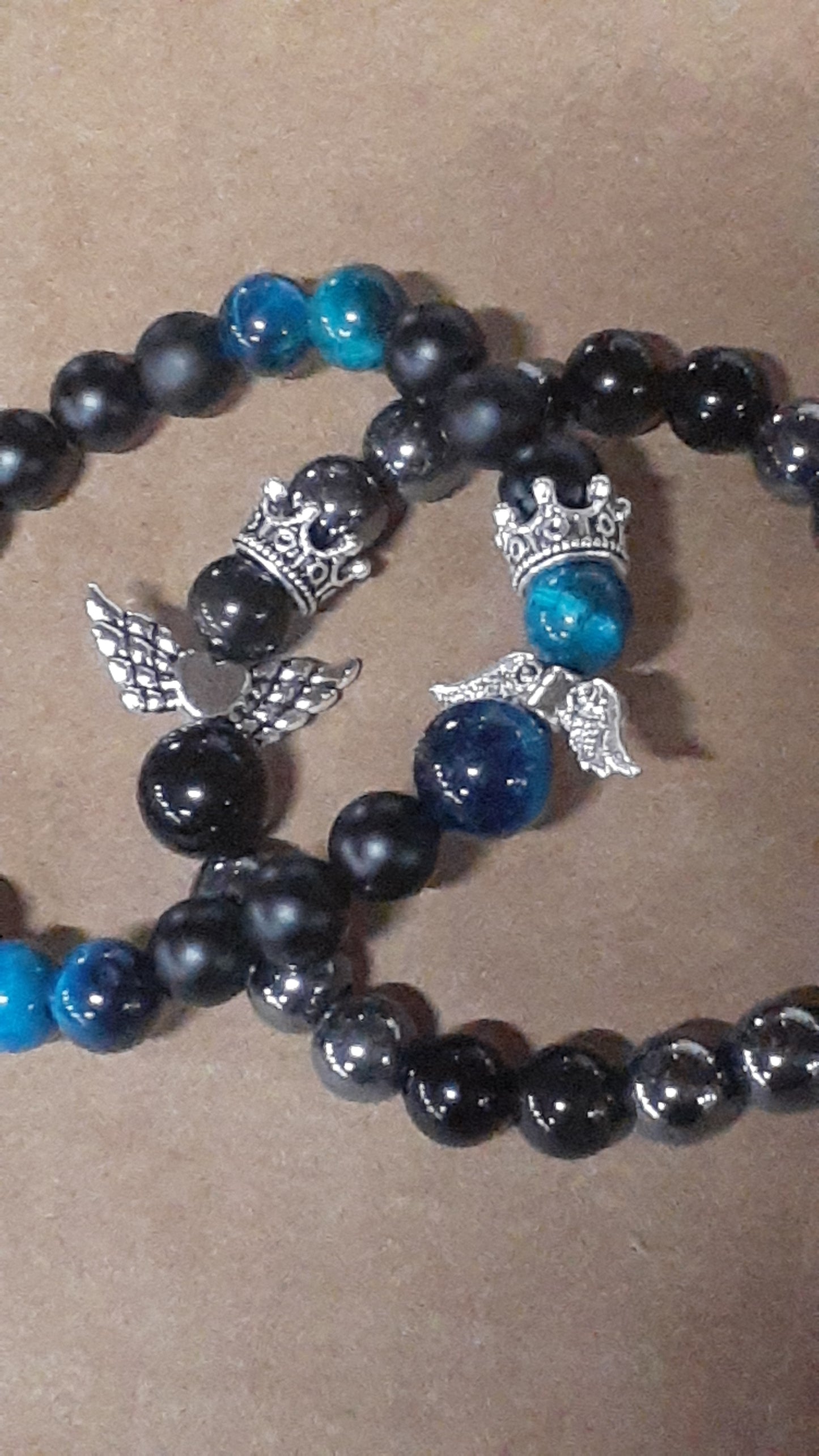 Obsidian Guardian Stretch Bracelet Hematite