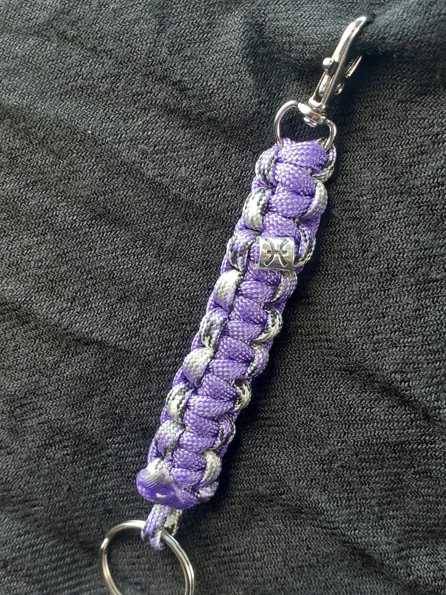 Pisces Purple Cobra Static Keychain