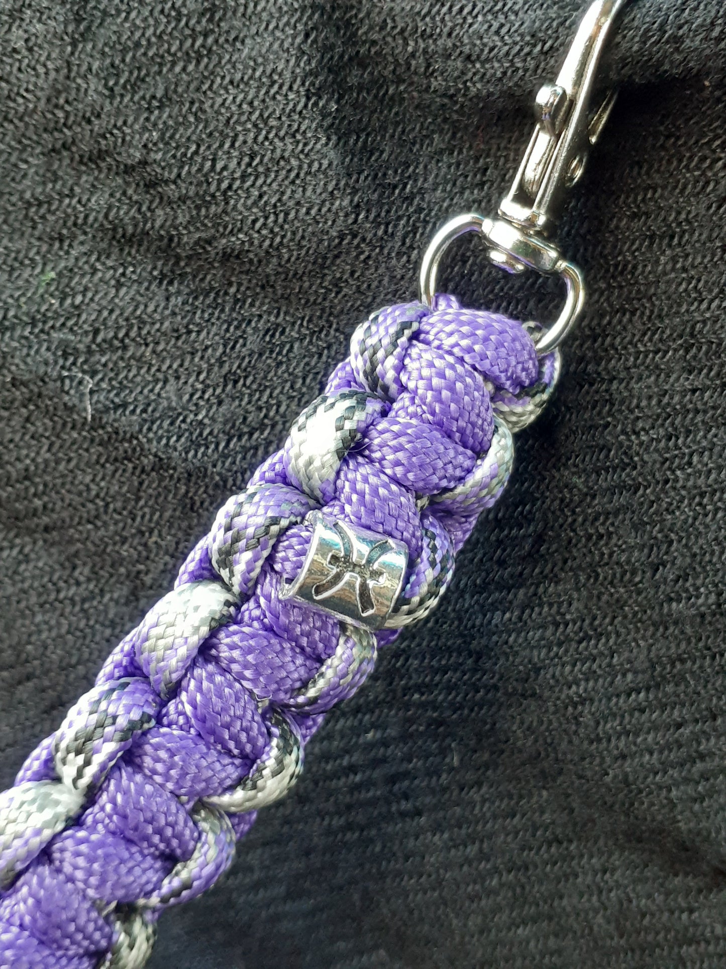 Pisces Purple Cobra Static Keychain