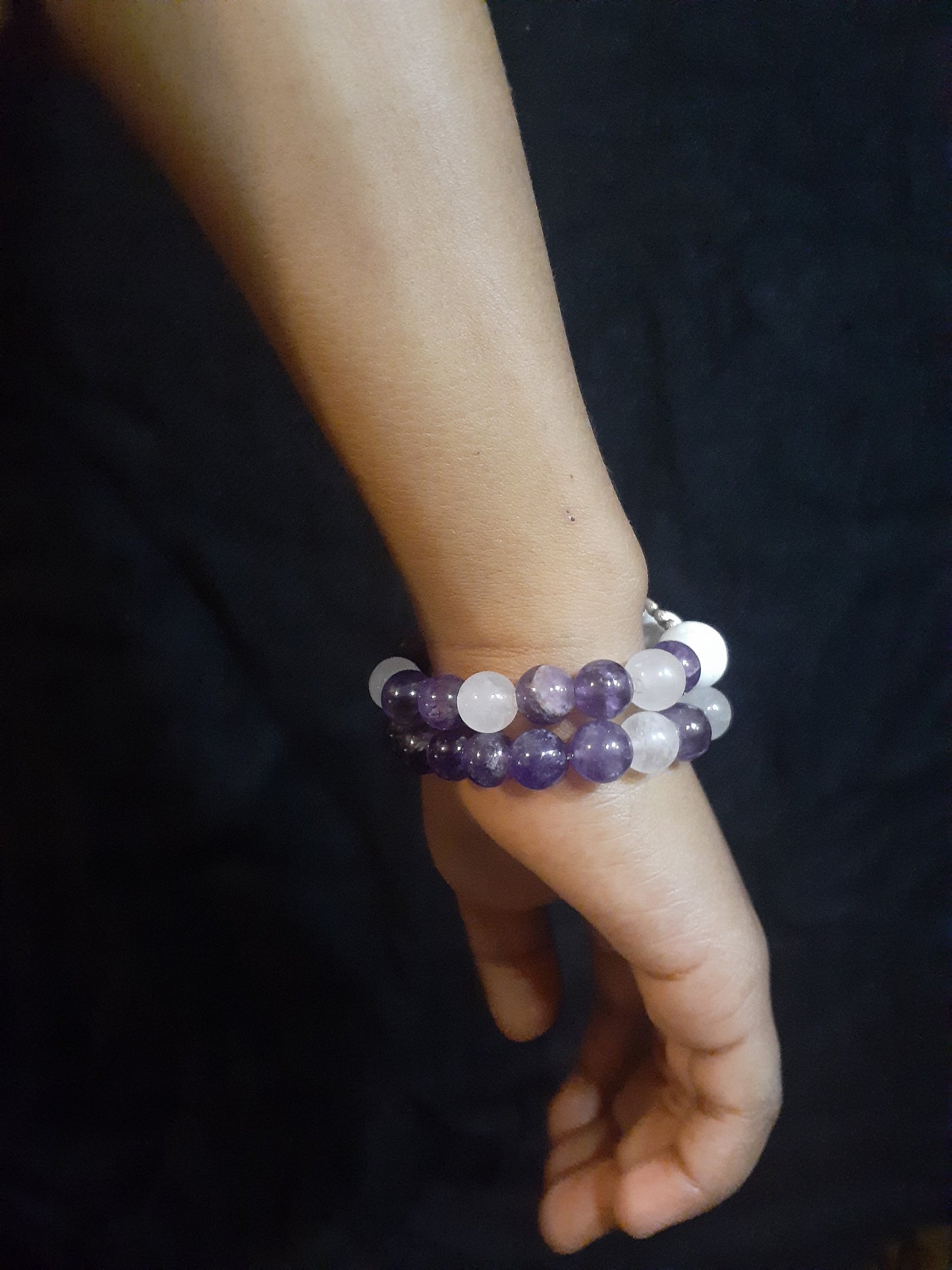 Howlite Guardian Amethyst Kids Bracelet Set