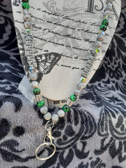 Gemini Green TE Jasper Lanyard