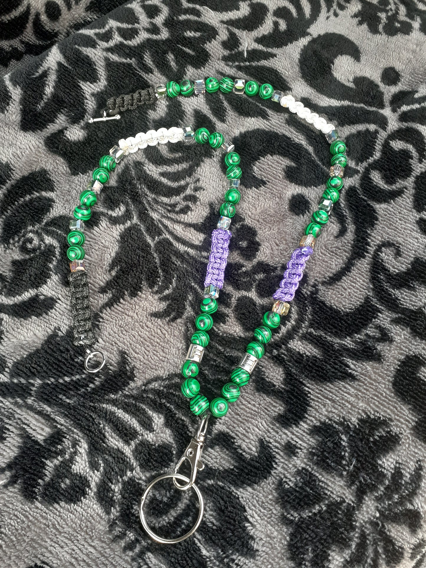 Gemini Malachite Lanyard Deeds Style