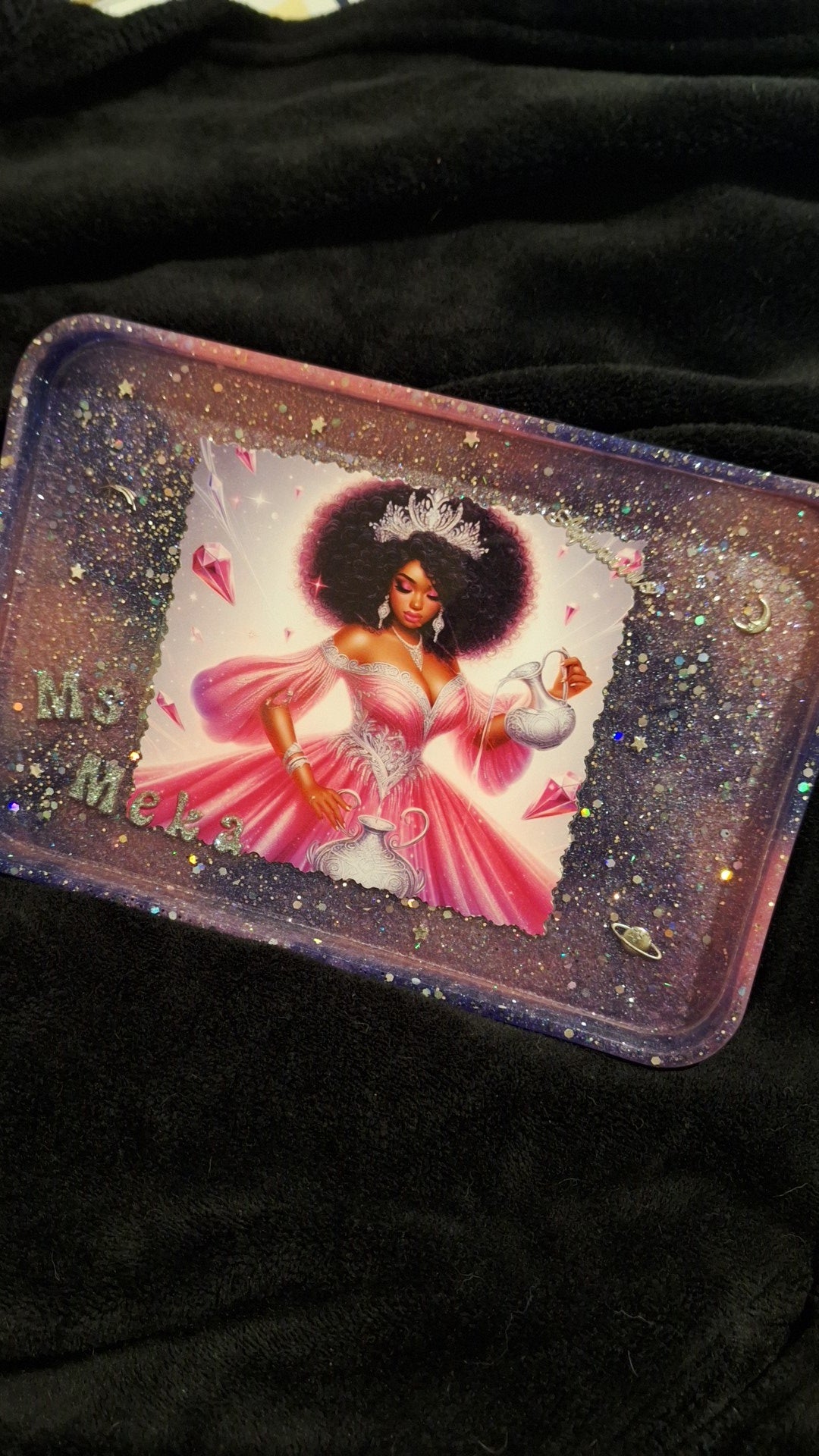 Large Aquarius Tray Set Pink Ball Photo