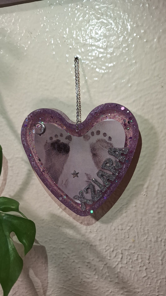 Heart Frame Purple